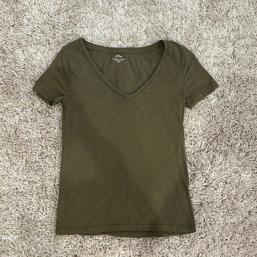 J Crew V Neck Top